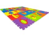Mokomasis putplasčio kilimėlis EVA dėlionė 20 dalių 148x119cm ECOTOYS