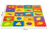 Educational foam mat EVA puzzle 20 pieces 148x119cm ECOTOYS