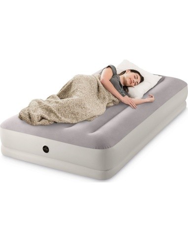 Inflatable mattress for sleeping 191x99x30 cm single person with USB pump INTEX 64177