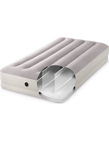 Pripučiamas vienvietis čiužinys su USB pompa INTEX 64177, 191x99x30 cm