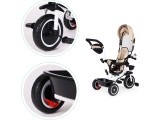 Tricycle - Stroller with Rotating Seat Eco Toys, Beige