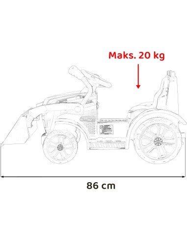 Transporto priemonės Ekskavatorius traktorius G320 geltonos spalvos