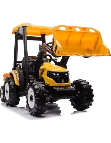 MEGA D68 Tractor Vehicle With Trailer Yellow