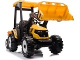 MEGA D68 Tractor Vehicle With Trailer Yellow