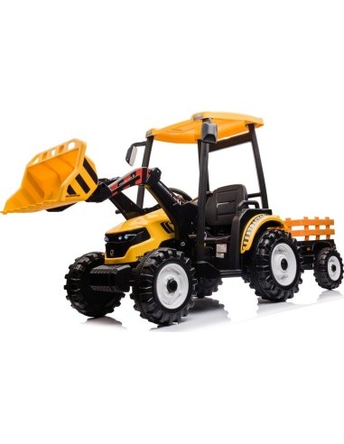 MEGA D68 Tractor Vehicle With Trailer Yellow