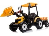 MEGA D68 Tractor Vehicle With Trailer Yellow