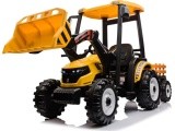 MEGA D68 Tractor Vehicle With Trailer Yellow