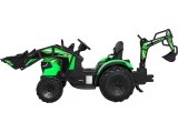 Elektromobilis traktorius su priekaba Buggy 720-T, žalias