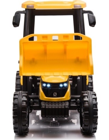 MEGA D68 Tractor Vehicle With Trailer Yellow