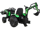 Elektromobilis traktorius su priekaba Buggy 720-T, žalias