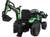 Elektromobilis traktorius su priekaba Buggy 720-T, žalias