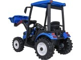 MEGA D68 Tractor Vehicle With Trailer Blue
