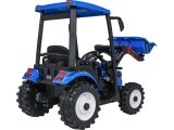 MEGA D68 Tractor Vehicle With Trailer Blue