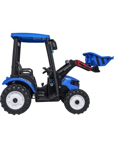 MEGA D68 Tractor Vehicle With Trailer Blue