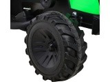 Elektromobilis traktorius su priekaba Buggy 720-T, žalias