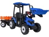MEGA D68 Tractor Vehicle With Trailer Blue