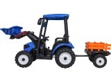 MEGA D68 Tractor Vehicle With Trailer Blue
