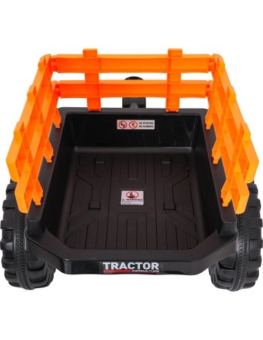 MEGA D68 Tractor Vehicle With Trailer Blue