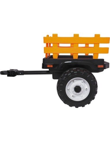 MEGA D68 Tractor Vehicle With Trailer Blue