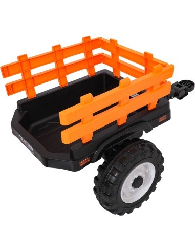 MEGA D68 Tractor Vehicle With Trailer Blue