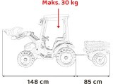 MEGA D68 vilkikas su priekaba Mėlyna