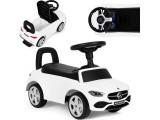 Elektromobilis Mercedes C CLASS, interaktyvus vairas, garsai, baltas
