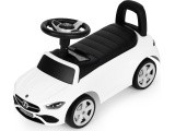 Riding car Mercedes C CLASS interactive steering wheel sounds white