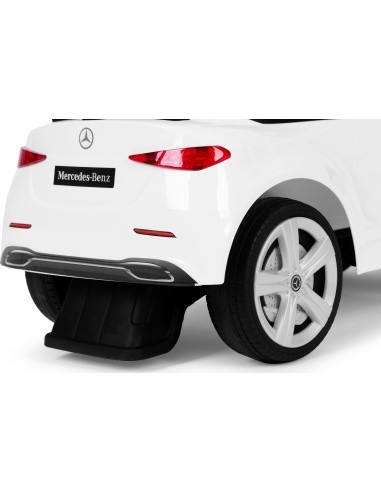 Elektromobilis Mercedes C CLASS, interaktyvus vairas, garsai, baltas