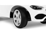 Elektromobilis Mercedes C CLASS, interaktyvus vairas, garsai, baltas