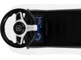 Riding car Mercedes C CLASS interactive steering wheel sounds white