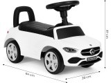 Elektromobilis Mercedes C CLASS, interaktyvus vairas, garsai, baltas