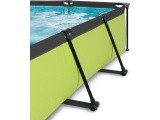 EXIT Lime pool 220x150x65cm with dome and filter pump - green