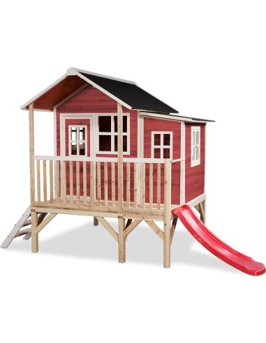 EXIT Loft 350 wooden playhouse - red