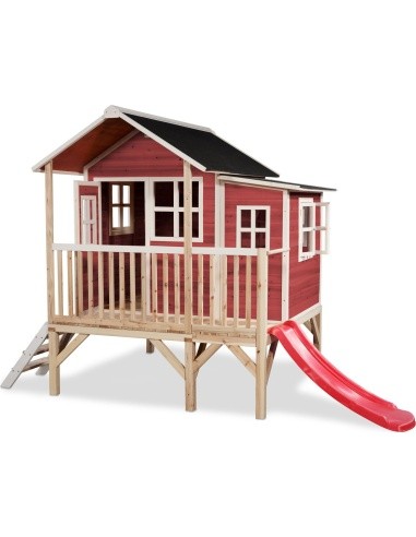 EXIT Loft 350 wooden playhouse - red