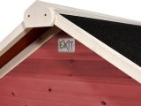 EXIT Loft 350 wooden playhouse - red