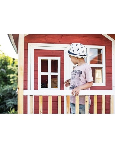 EXIT Loft 350 wooden playhouse - red