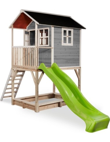 EXIT Loft 700 wooden playhouse - grey