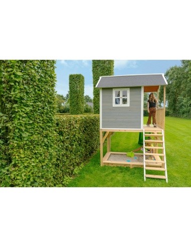 EXIT Loft 700 wooden playhouse - grey