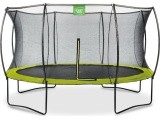 EXIT Silhouette batutas ø366 cm su apsauginiu tinklu – žalias