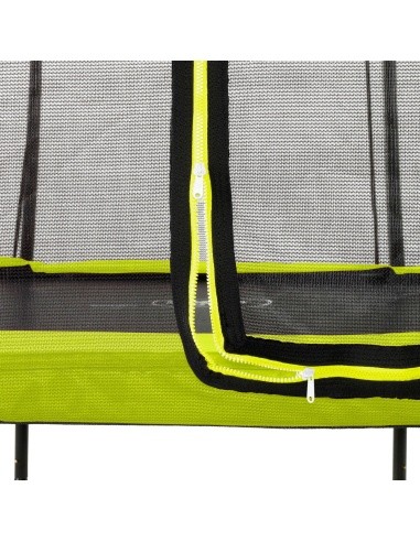 EXIT Silhouette trampoline ø366cm - green Outdoor Round Coil spring Above ground trampoline
