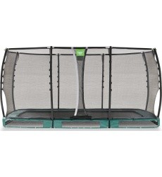 EXIT Allure Premium ground trampoline 244x427cm - green
