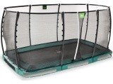 EXIT Allure Premium ground trampoline 244x427cm - green