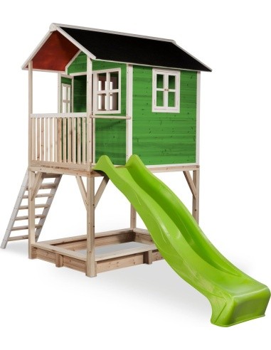 EXIT Loft 700 wooden playhouse - green