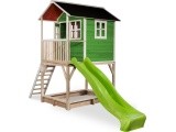 EXIT Loft 700 wooden playhouse - green