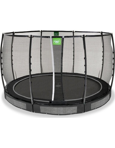 EXIT Allure Premium ground trampoline ø366cm - black