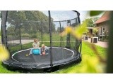 EXIT Allure Premium ground trampoline ø366cm - black