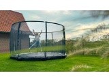 EXIT Allure Premium ground trampoline ø366cm - black