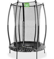 EXIT Tiggy junior trampoline with safety ø140cm - black/grey