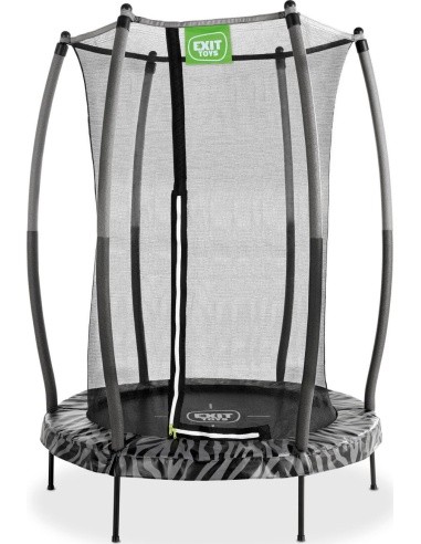 EXIT Tiggy junior trampoline with safety ø140cm - black/grey