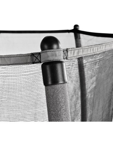 EXIT Tiggy junior trampoline with safety ø140cm - black/grey